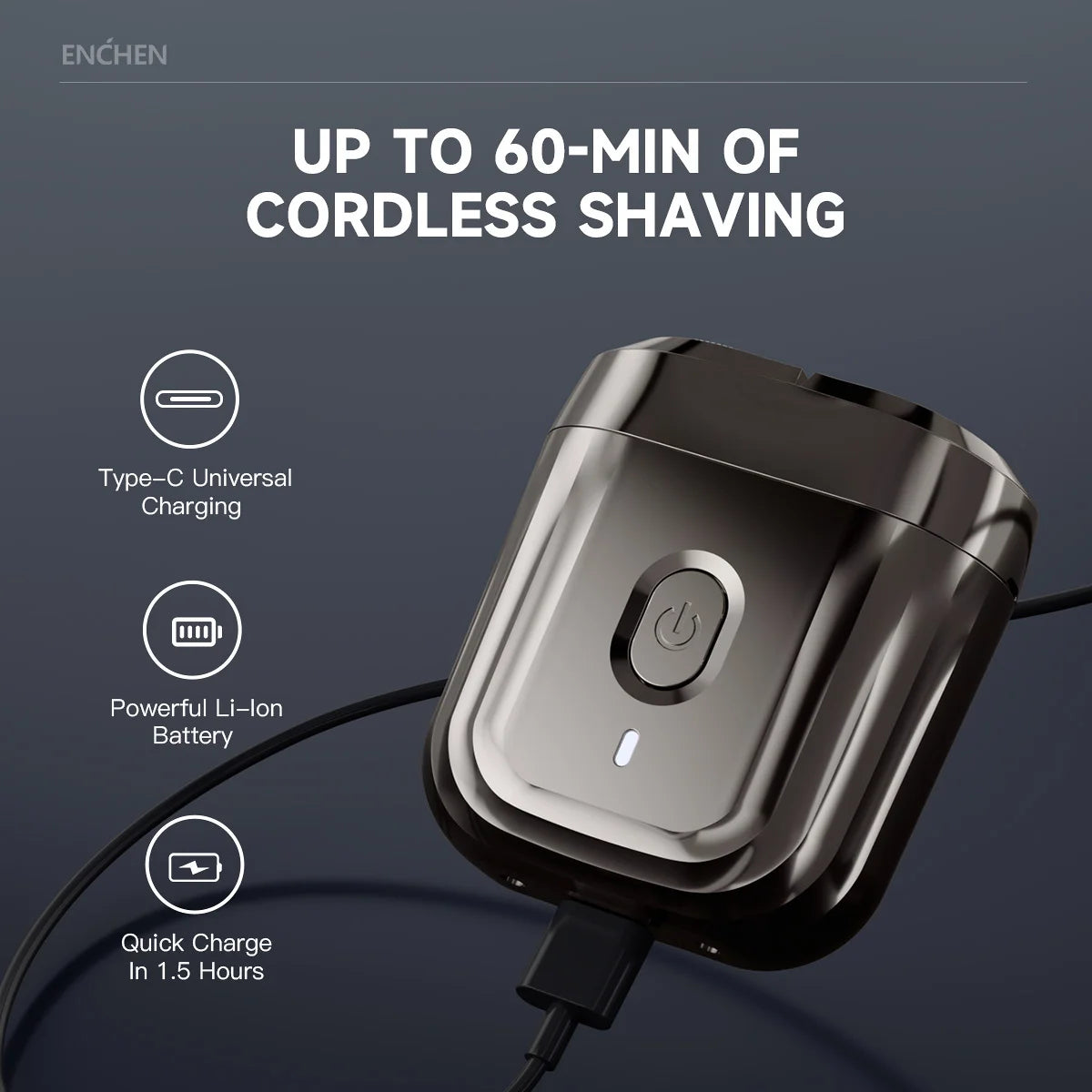Enchen Mini 6 Electric Shaver for Men – Precision Grooming in Your Pocket!