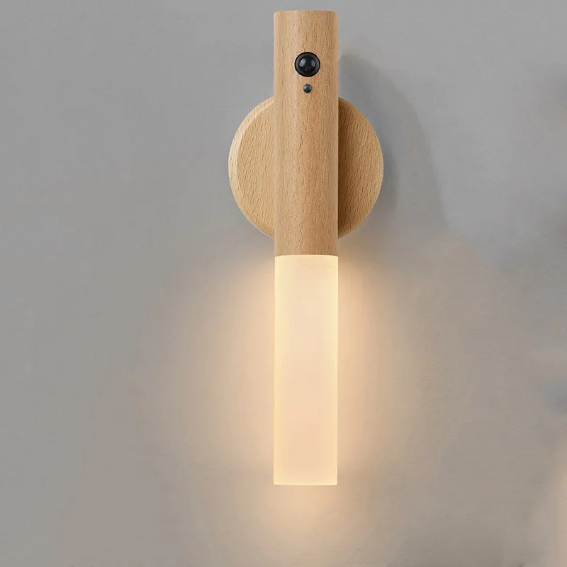 Smart Motion Sensor LED Night Light – Rechargeable, Magnetic & Stylish! 