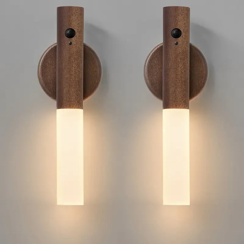 Smart Motion Sensor LED Night Light – Rechargeable, Magnetic & Stylish! 