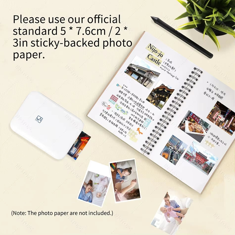 📸 MT53 Portable Photo Printer – Print Memories On the Go!