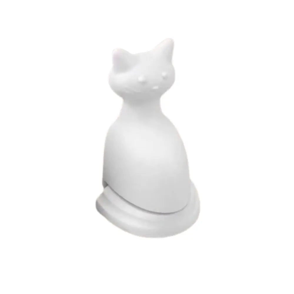 🐾 Magnetic Cat-Shaped Door Stopper – No Drills, Just Purr-fect Protection!
