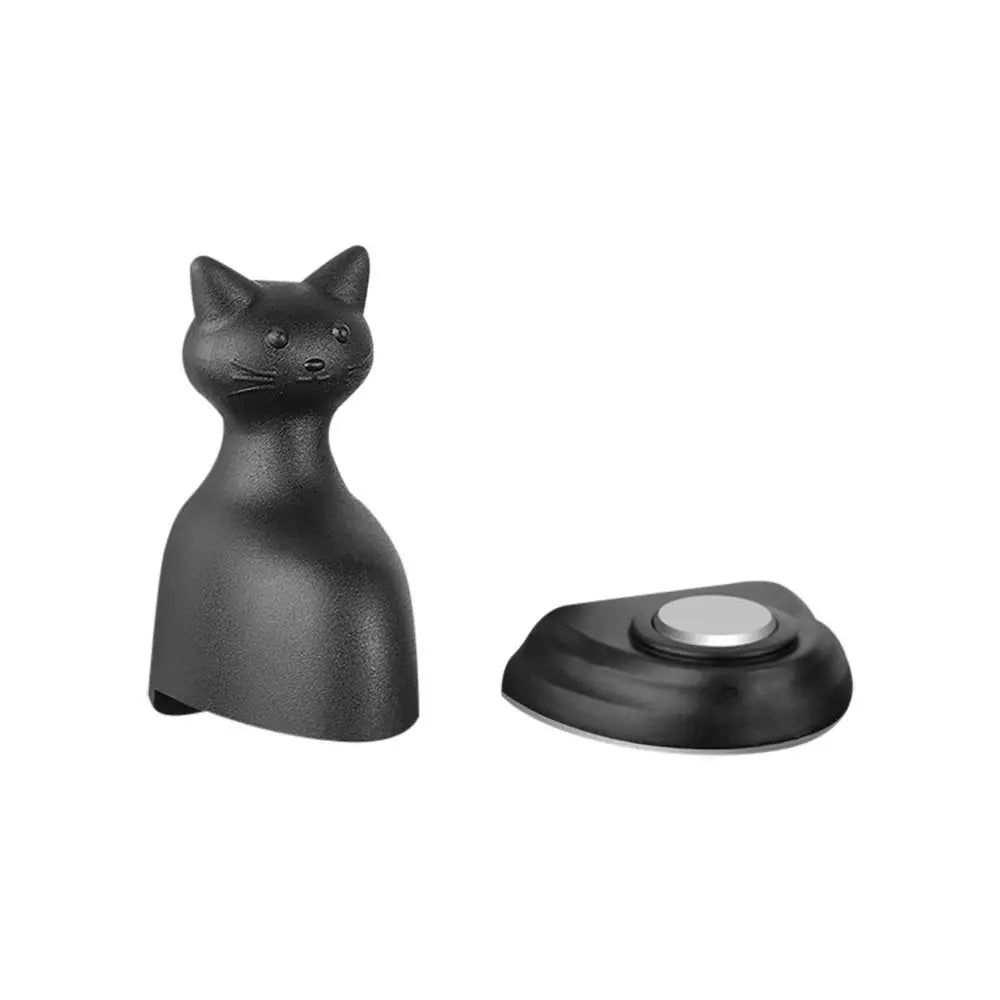 🐾 Magnetic Cat-Shaped Door Stopper – No Drills, Just Purr-fect Protection!