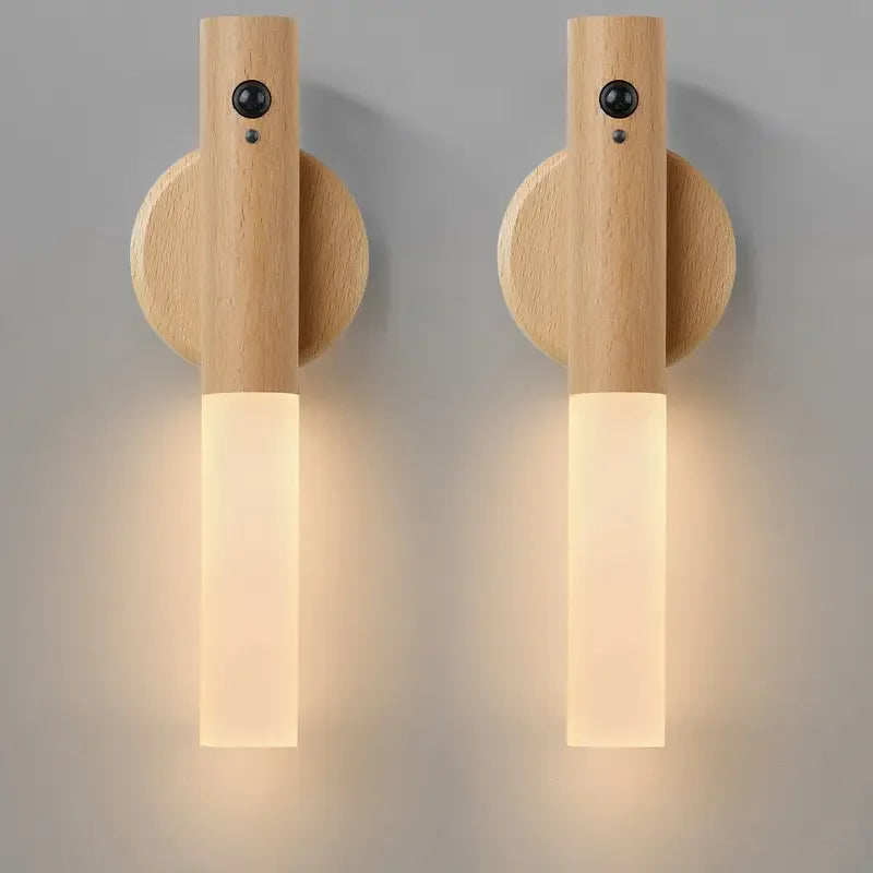 Smart Motion Sensor LED Night Light – Rechargeable, Magnetic & Stylish! 