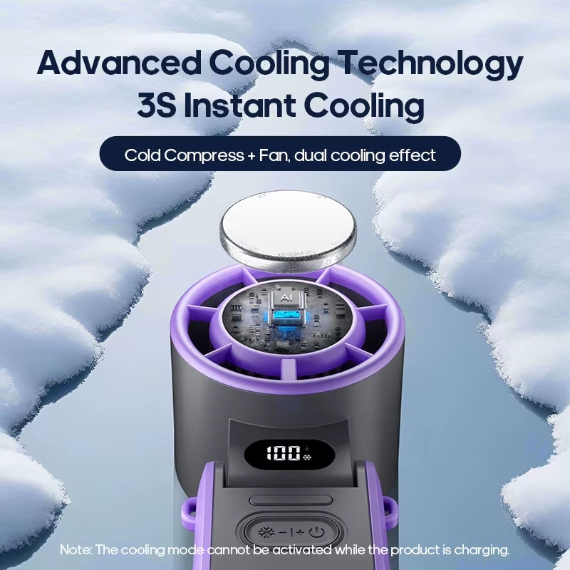 ❄️ KINSCOTER Mini Cooling Handheld Fan – Your Pocket-Sized Power Breeze! 🔋💨